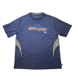 NFL T-Shirt Mens XL Blue Denver Broncos Football KCA6 Performance Raglan Tee